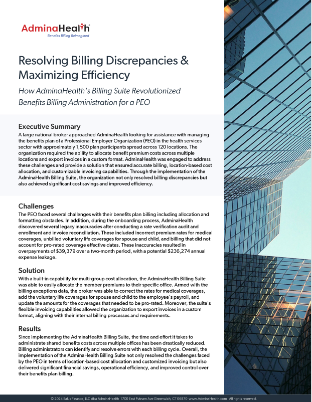 Resolving Billing Discrepancies screenshot